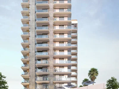 Residential complex New residence Iraz Creek View with a swimming pool and gardens on the shore of Dubai Creek, Al Jaddaf Waterfront, Dubai, UAE