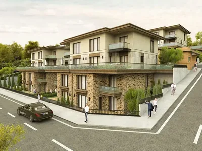 Wohnanlage Complex of villas with a swimming pool and a garden close to the center of Istanbul, Turkey