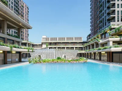 Zespół mieszkaniowy Luxury residence with swimming pools and a spa center, Bahçelievler district, Istanbul, Turkey