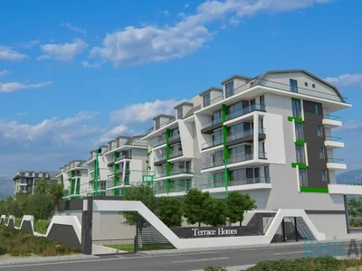 Dzielnica mieszkaniowa Excellent apartment on new construction in Kargicak, Alanya