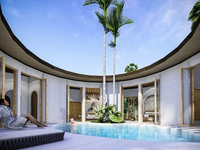 Zespół mieszkaniowy New complex of furnished villas with swimming pools, 8 minutes away from Maenam Beach, Samui, Thailand