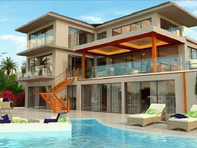 Wohnanlage New complex of villas with swimming pools in the forest, Fethiye, Turkey