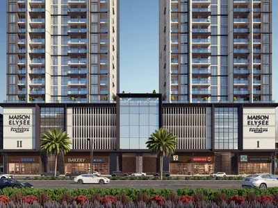 Wohnanlage New residence Maison with swimming pools close to the downtown, JVC, Dubai, UAE