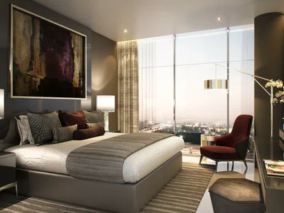 Complejo residencial Aykon Heights residential complex with views of the harbor, water channel and city, Business Bay, Dubai, UAE