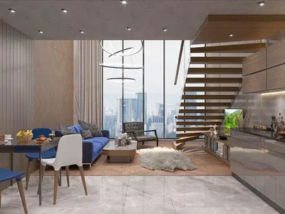 Zespół mieszkaniowy New residence with a swimming pool close to a metro station and highways, Istanbul, Turkey