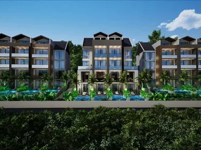 Residential complex Premium apartments in a gated residence with a swimming pool, Fethiye, Turkey