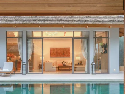 Residential complex Complex of single-storey villas with swimming pools in a prestigious area, Phuket, Thailand