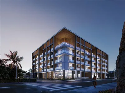 Residential complex New Dusk Residence with swimming pools and a wellness center close to Dubai Marina, JVC, Dubai, UAE