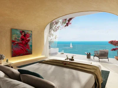 Zespół mieszkaniowy New residence Marbella with swimming pools, a spa center and a beach, Europe Island, Dubai, UAE