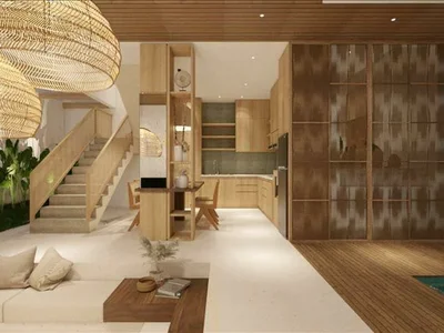 Wohnanlage New complex of furnished villas swimming pools near the ocean, in a popular area Canggu, Bali, Indonesia