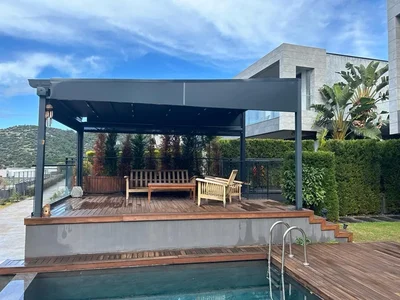 Willa Three bedroom villa with sea and castle views in the center of Bodrum.
