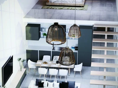 Complexe résidentiel New two-level villas with pools right on the beach, Nathon, Samui, Thailand