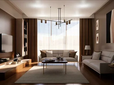 Wohnanlage New residence with swimming pools and a shopping mall, Istanbul, Turkey
