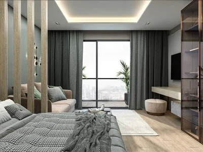 Zespół mieszkaniowy New residence with a swimming pool and a water park at 520 meters from the sea, Mersin, Turkey