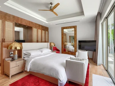 Residential complex Beautiful villas with swimming pools and gardens in a prestigious area, Phuket, Thailand