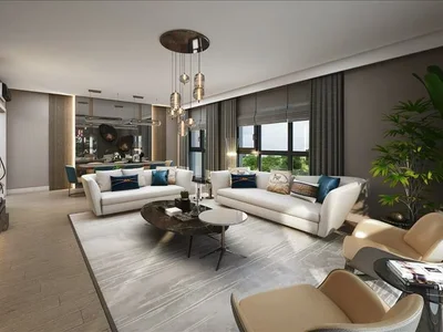 Complexe résidentiel New residence with swimming pools and gardens near a highway and a metro station, Istanbul, Turkey