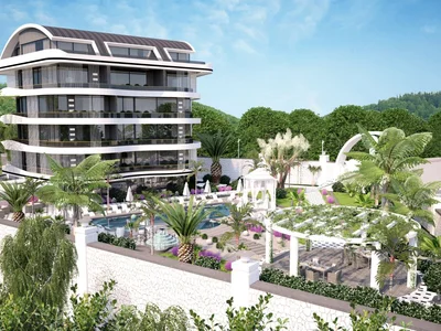 Wohnviertel Luxury complex in Kargicak, Alanya