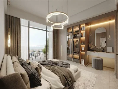 Complexe résidentiel New Electra Residence with swimming pools, an aquapark and a mini golf course, JVC, Dubai, UAE