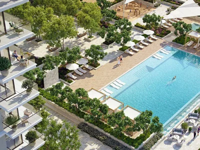 Жилой комплекс Новая резиденция Parkside Hills с бассейном и садом рядом со станциями метро, Dubai Hills, Дубай, ОАЭ
