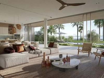 Complexe résidentiel New waterfront complex of villas and townhouses Bay Villas with a beach and a yacht marina, Dubai Islands, Dubai, UAE