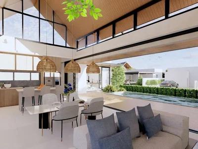 Zespół mieszkaniowy Complex of new single-level villas with swimming pools near the sea, 300 meters from the beach, Samui, Surat Thani, Thailand