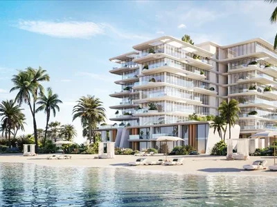 Complexe résidentiel New residential complex Rena Townhouse with a roof-top swimming pool and a direct access to the beach, Dubai Islands, Dubai, UAE