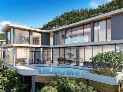 Complexe résidentiel New complex of sea view villas at 300 meters from Nai Thon Beach, Phuket, Thailand
