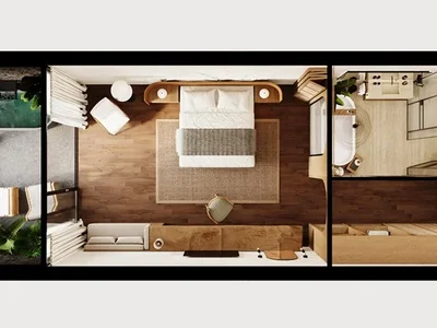Complejo residencial A unique project 30 meters from the ocean on the picturesque Virgin Beach.