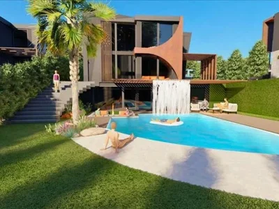 Complexe résidentiel New complex of villas with two swimming pools and around-the-clock security, Bodrum, Turkey