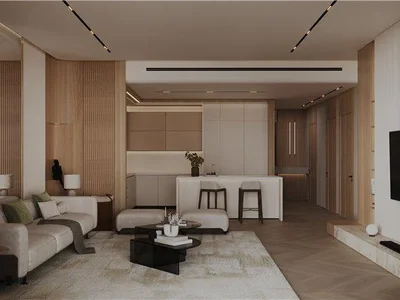 Complejo residencial New Grove Residence with swimming pools, JVC, Dubai, UAE