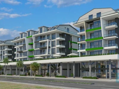 Dzielnica mieszkaniowa Excellent apartment on new construction in Kargicak, Alanya
