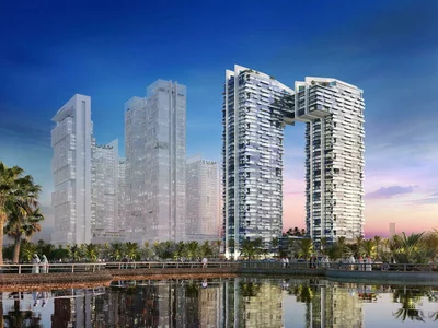 Zespół mieszkaniowy High-rise complex 1st Residences with a swimming pool near a metro station, Zabeel, Dubai, UAE