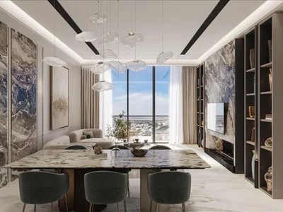 Zespół mieszkaniowy Exclusive residences in the new complex Barari Heights with an infinity pool, spa areas and kids' playgrounds, Majan, Dubai, UAE