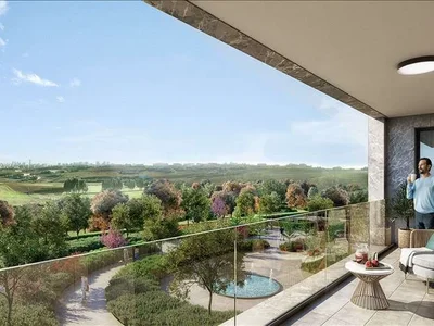 Zespół mieszkaniowy New residence with a swimming pool and hotel services near a metro station, in a quiet and prestigious area, Istanbul, Turkey