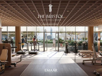 Zespół mieszkaniowy Furnished penthouses at Bristol beachfront residence, Emaar Beachfront area, Dubai, UAE