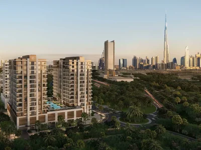 Zespół mieszkaniowy New apartments for obtaining a resident visa and rental income in Wilton Terraces residential complex, MBR City, Dubai, UAE