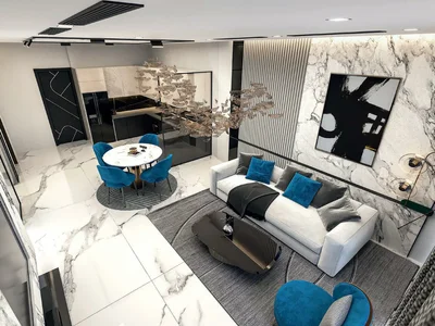 Wohnanlage Elitz 2 — new high-rise residence by Danube with swimming pools and a mini golf course in JVC, Dubai