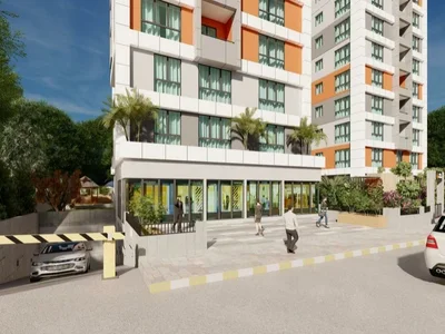 Complexe résidentiel New residence with a swimming pool close to the promenade, Istanbul, Turkey