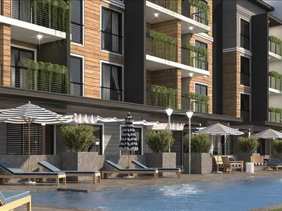 Zespół mieszkaniowy New residence with a swimming pool in a quiet and prestigious area, Antalya, Turkey