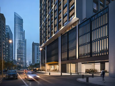 Zespół mieszkaniowy Prestigious residential complex Binghatti Twilight in Jaddaf Waterfront area, Dubai, UAE