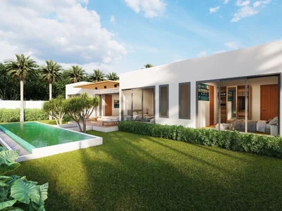 Zespół mieszkaniowy New residential complex of villas with swimming pools near the sea in the area of ​​Laem Set, Samui, Thailand