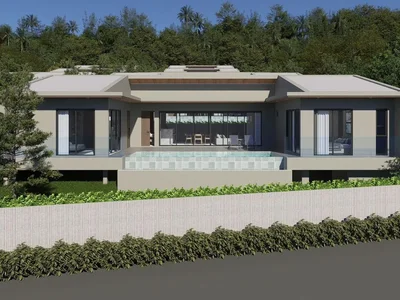 Wohnanlage New complex of villas with swimming pools and gardens, Maenam area, Samui, Thailand