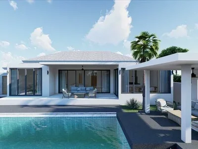 Zespół mieszkaniowy Single-storey villa with a swimming pool and a garden, Samui, Thailand