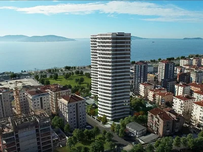 Wohngebäude Meer und Prinzeninsel Blick Wohnungen in Kartal, Istanbul