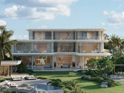Complexe résidentiel New complex of beachfront villas Jumeirah Asora Bay with swimming pools, a wellness center and panoramic views, La Mer, Dubai, UAE
