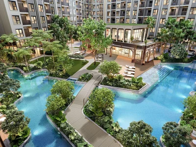 Complexe résidentiel New residential complex of furnished apartments with a yield of 7% in Patong, Thailand