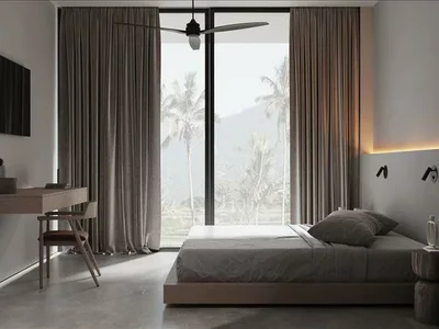 Complexe résidentiel Modern complex of townhouses with swimming pools near the ocean, Uluwatu, Bali, Indonesia