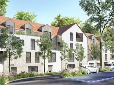New residential complex in La Queue-en-Brie, Ile-de-France, France