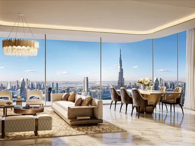 Residential complex New high-rise residential complex Trump Int Hotel & Tower with a private club, restaurants and a roof-top infinity pool, Al Wasl, Dubai