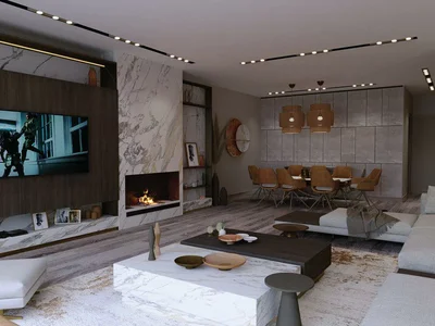 Complexe résidentiel Complex of villas with a swimming pool and gardens, Istanbul, Turkey